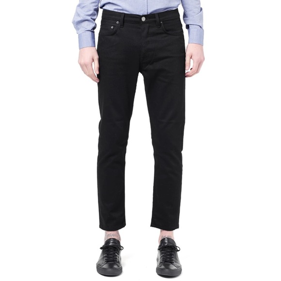 Acne Studios Town Stay Cash Jean Black Button Fly Men’s Size 33x34 - Picture 1 of 7